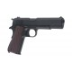 Страйкбольный пистолет GPM1911 - Black Tip GAS-GPM-191-BBB-ECM (G&G)